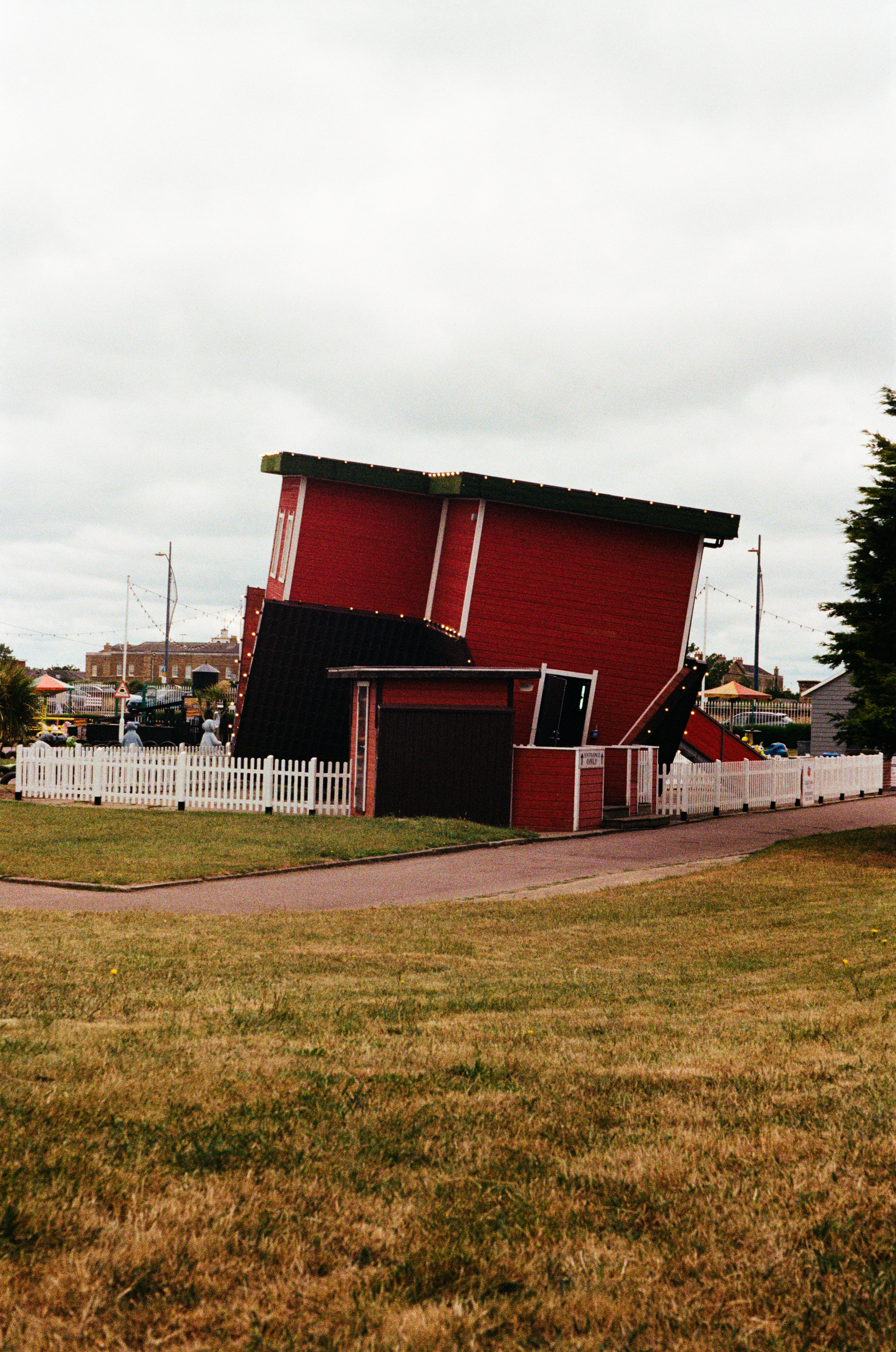 Upside-down House, Great Yarmouth, England, UK.